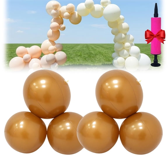 Reusable Inflatable Balloon Garland Arch Kit – 18ft 3/7 Pcs Linked PVC Balloons with Elastic Bands, Quick & Easy to Inflate, for Weddings, Parties, Birthdays