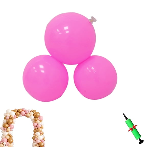 Reusable Inflatable Balloon Garland Arch Kit, 3/7 PCS Linked Pvc Balloons with Elastic Bands & Leak-proof Nozzle, Party Decoration for Birthdays, Weddings & Celebration