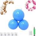 thumbnail image 1 of Reusable Inflatable Balloon Garland Arch Kit, 3/7 PCS Linked Pvc Balloons with Elastic Bands & Leak-proof Nozzle, Party Decoration for Birthdays, Weddings & Valentine's Day, 1 of 7
