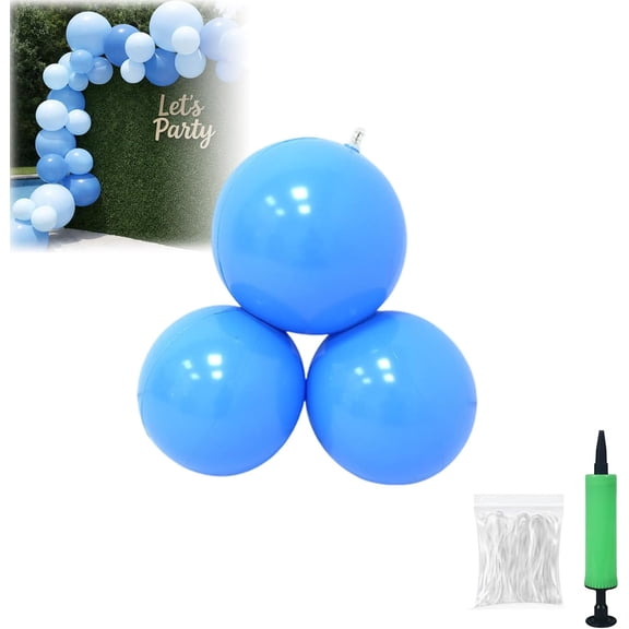 Reusable Inflatable Balloon Garland Arch Kit, 3/7 PCS Linked Pvc Balloons with Elastic Bands, One-Step, Effortless, Long-Lasting, Party Decoration for Birthdays, Weddings & Celebrations