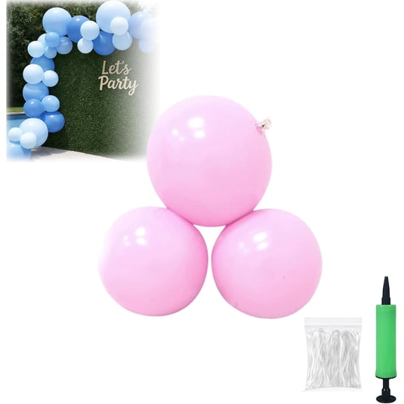 Reusable Inflatable Balloon Garland Arch Kit, 3/7 PCS Linked Pvc Balloons with Elastic Bands, One-Step, Effortless, Long-Lasting, Party Decoration for Birthdays, Weddings & Celebrations