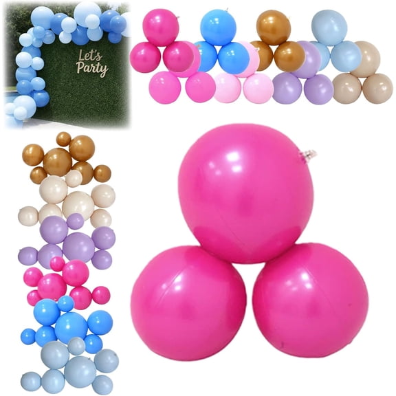 Reusable Inflatable Balloon Garland Arch Kit, 3/7 PCS Linked Pvc Balloons with Elastic Bands, Quick & Easy To Inflate And Set Up, One-Step, Effortless, Long-Lasting (#8,1PC)