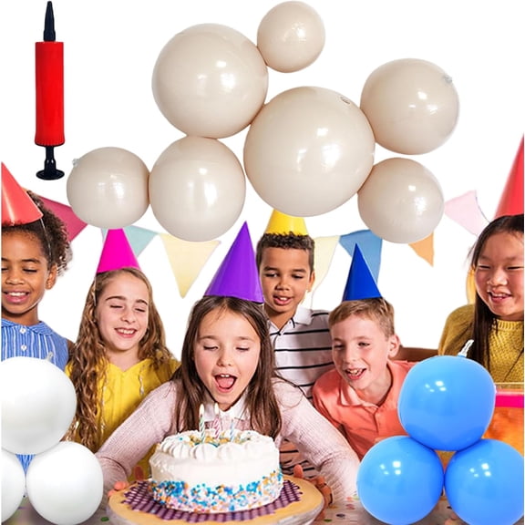 Reusable Inflatable Balloon Garland Arch Kit, 3/7 PCS Reusable Balloon Garland, Linked Pvc Balloons with Elastic Bands, One-Step, Effortless, Long-Lasting