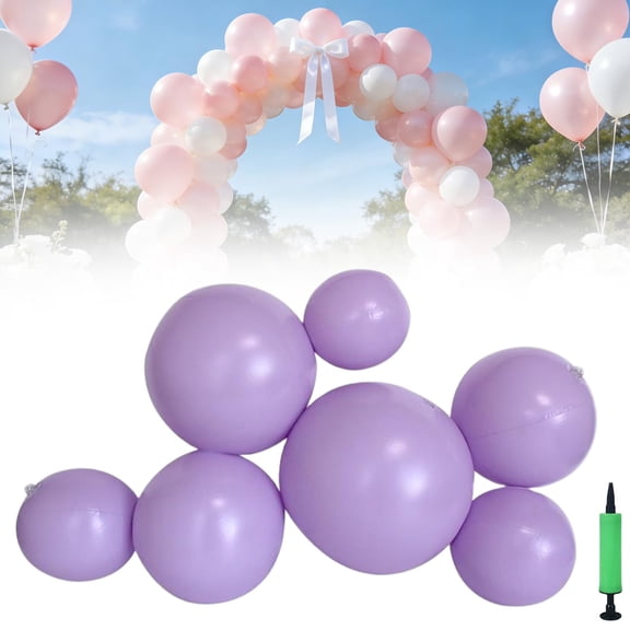 Reusable Inflatable Balloon Garland Arch Kit, 3/7 Pcs Linked PVC Balloons, Self-Inflating Hidden Valve, Birthday Decorations & Wedding Party Backdrop
