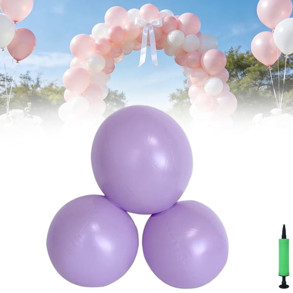 Reusable Inflatable Balloon Garland Arch Kit, 3/7 Pcs Linked PVC Balloons, Self-Inflating Hidden Valve, Birthday Decorations & Wedding Party Backdrop