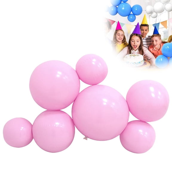 Reusable Inflatable Balloon Garland Arch Kit, 3/7 Pcs Linked Pvc Balloons with Elastic Bands, Party Decoration for Birthdays, Weddings & Celebration