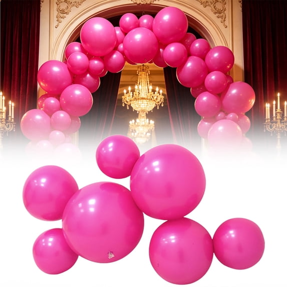 Reusable Inflatable Balloon Garland Arch Kit,39.37in Hot‑Pink PVC ...