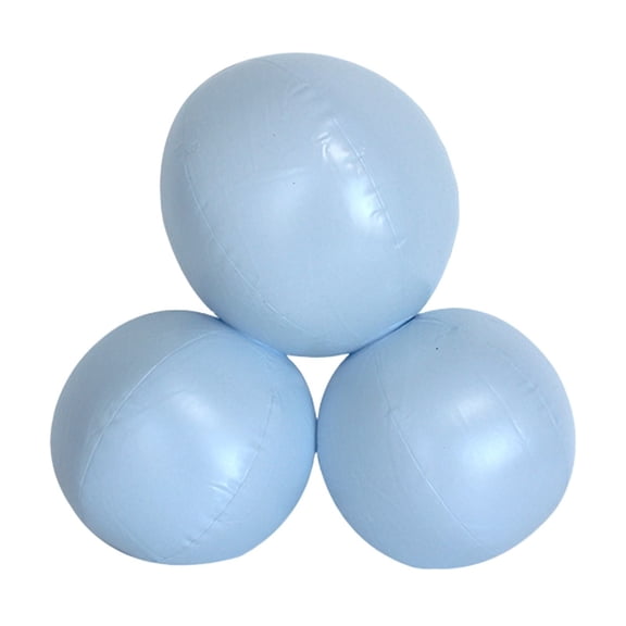 Reusable Inflatable Balloon Garland Arch Kit, 3Pcs Linked Pvc Balloons with Elastic Bands, One-Step, Effortless, Long-Lasting Decoration for Birthday Weddings & Celebrations Party(Blue1,15.7x15.7")