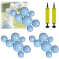 thumbnail image 1 of Reusable Inflatable Balloon Garland Arch Kit, 7 PCS Linked Pvc Balloons with Elastic Bands, Quick & Easy To Inflate And Set Up, for Birthdays, Weddings & Celebrations (Light Blue,3*Pcs), 1 of 8