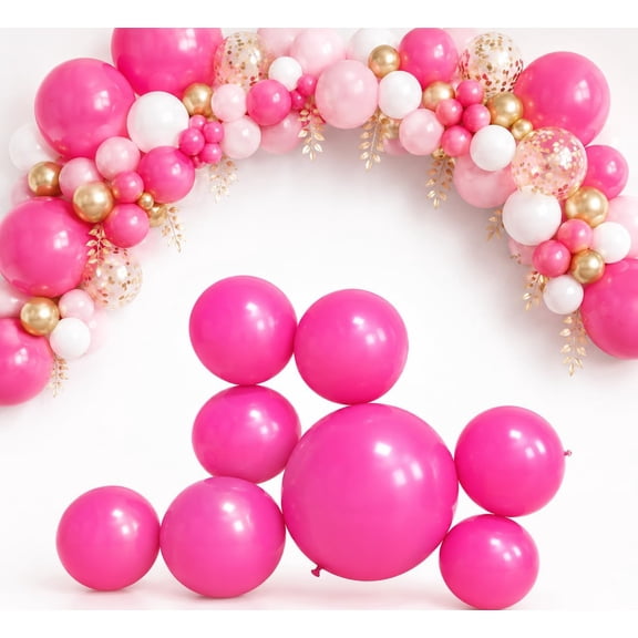 Reusable Inflatable Balloon Garland Arch Kit, Linked PVC Balloons