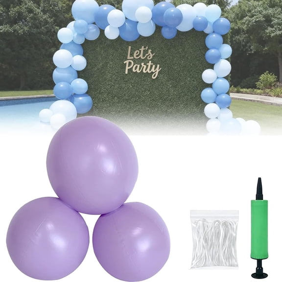 Reusable Inflatable Balloon Garland Arch Kit, PVC Balloon Garland with Elastic Bands, Easy Setup Reusable Balloon Arch for Birthday, Wedding & Party Decorations