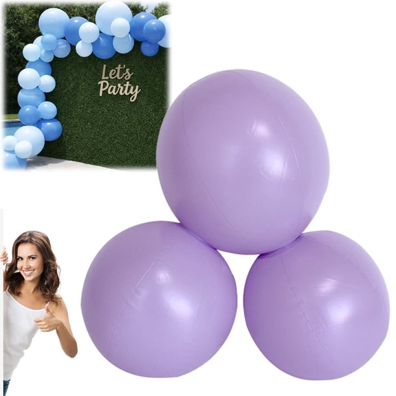 Reusable Inflatable Balloon Garland Arch Kit Pvc With Elastic Effortless Long Lasting Decoration For Birthdays Weddings & Celebrations(Purple, 3PCS)