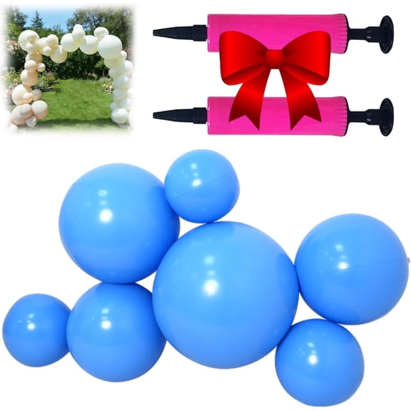Reusable Inflatable Balloon Garland Arch Kit, Reusable PVC Balloons with Dual-inflation Control, One-Step, Effortless, Long-Lasting, Party Decoration for Birthdays, Weddings