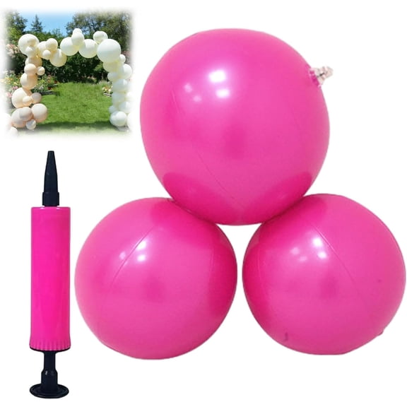 Reusable Inflatable Balloon Garland Arch Kit, Reusable PVC Balloons with Dual-inflation Control, One-Step, Effortless, Long-Lasting, Party Decoration for Birthdays, Weddings