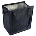 thumbnail image 1 of Reusable Insulated Grocery Tote Bag with Zippered Top,Collapsible Thermal Tote Hot and Cold Food Transport Bag for Shopping Food Delivery Picnic Camping and Daily Food Carrying Use, 1 of 4