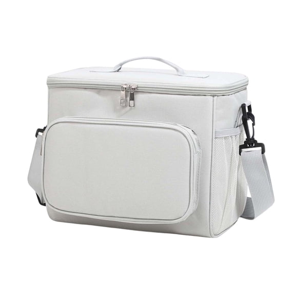 Reusable Insulated Lunch Bag with Adjustable Shoulder Strap, Leakproof Lunch Box for Adults, Work, School, Outdoor Picnic, Travel, Meal Prep, Back to School Supplies