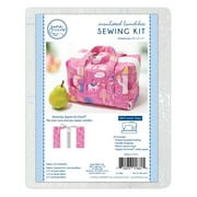 Reusable Insulated Lunch Bag Sewing Craft Kit with White Zipper, 10" x 6" x 7" by June Tailor