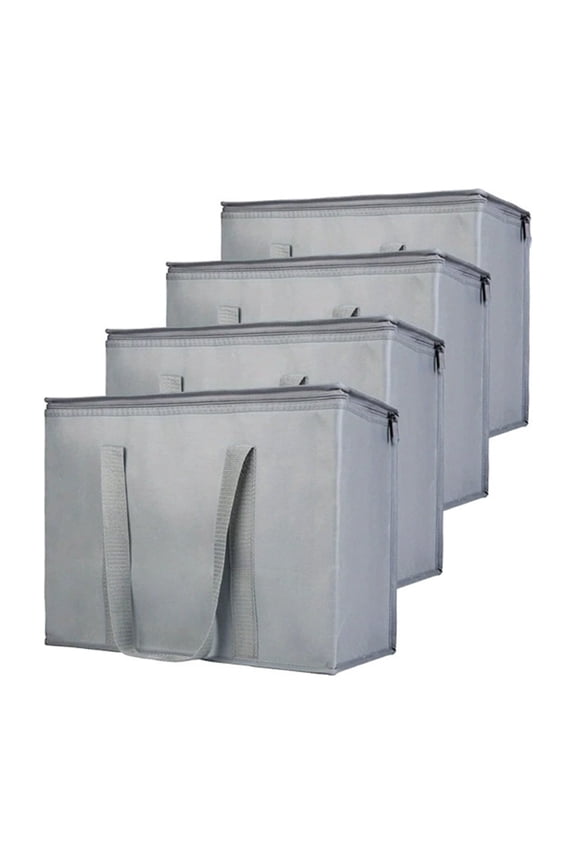 Reusable Insulated Shopping — Extra Large Cooler For Foods Refrigerated Items And Food Freezer Storage Bags Silicone Storage Bags Bread Bags Reusable Storage Bags for Food Size Freezer Bags Bags for