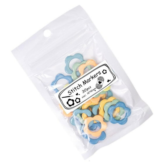 Reusable Iron Knitting Markers Random Color Selection Crafting Supply