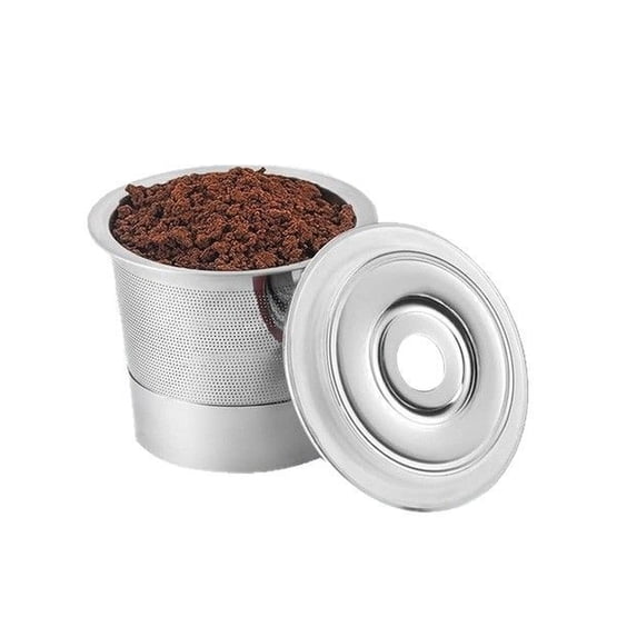 Reusable K Cups Coffee Pod Filters, Single Cup Coffee Makers, Universal Refillable KCups, K-cups Reusable Filter, Compatible with Keurig Coffee Makers