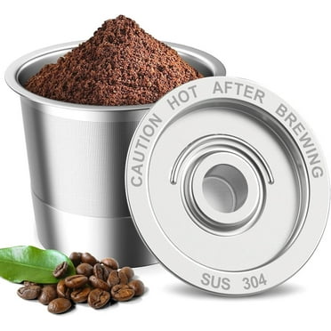 Reusable K Cups Coffee Pods for Keurig,Stainless Steel Refillable K Cup - Reusable Coffee Filter for Keurig 1.0 Coffee Maker,Permanent,Eco-Friendly,BPA-Free