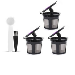 Reusable K Cups For Keurig Reusable K CUP Coffee Filter Refillable Single K CUP for Keurig 2.0 1.0 BPA Free 6 Packs Walmart