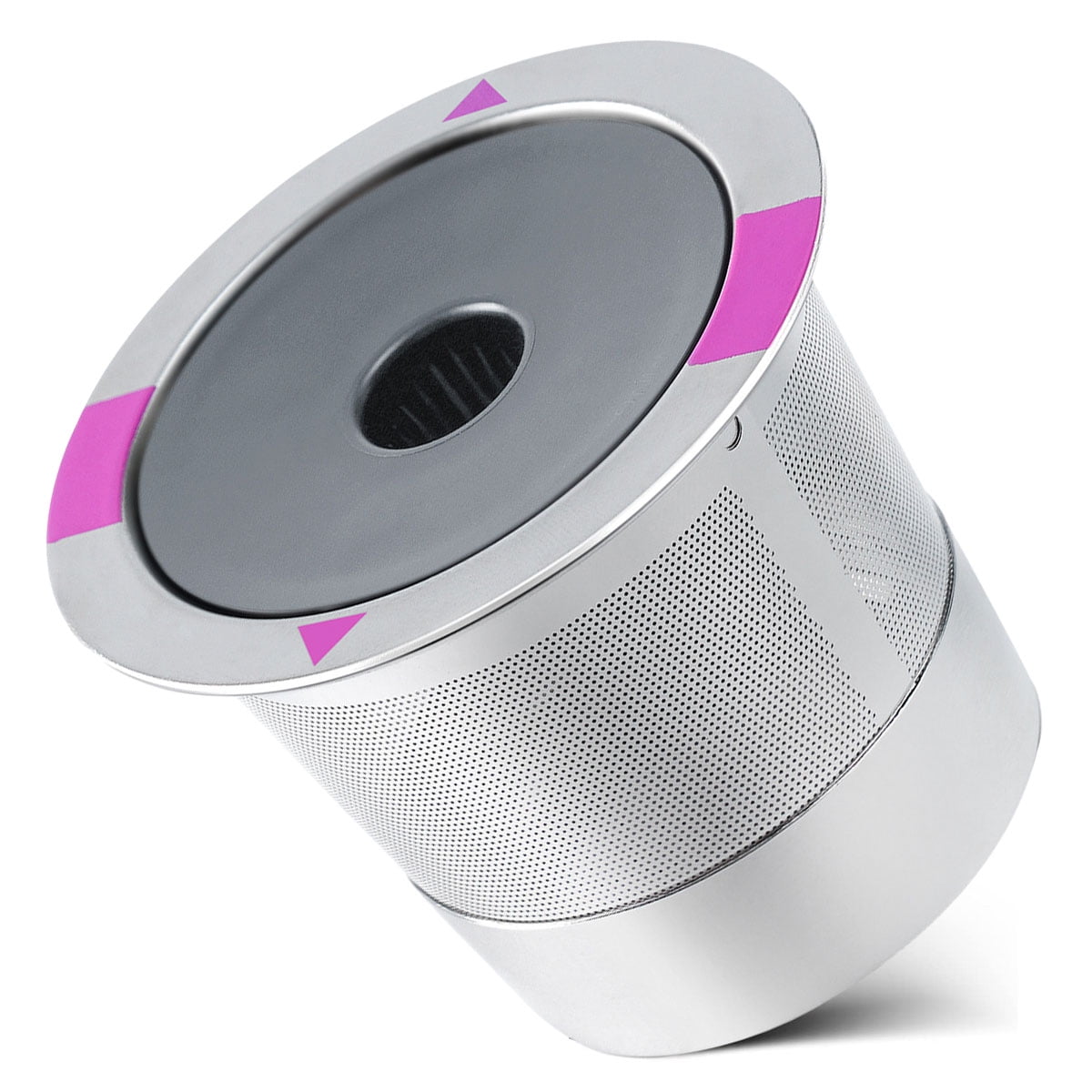 Reusable Kcup coffee pod filter, universal stainless steel refillable Kcup filter for Keurig 2