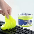 thumbnail image 1 of Reusable Keyboard Cleaning Gel, Suitable for Keyboards, Car Vents, and Window Gaps 200g (Yellow), 1 of 7