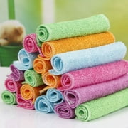 Reusable Kitchen Dishwashing Rags, Absorbent Fiber Cloths for Washing Dishes, Non-Odor, Durable and Eco-Friendly Cleaning Towels for Home and Restaurant Use