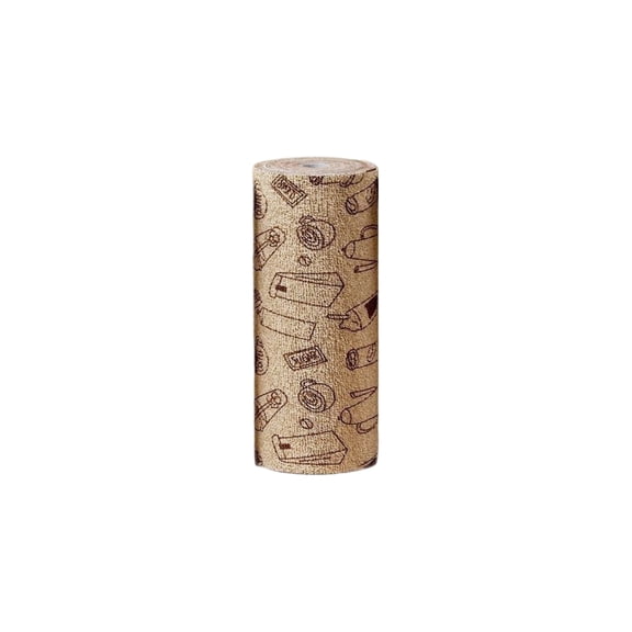Reusable Kitchen Paper Towel Roll, High Absorbent Unpaper Towels with Printed Pattern for Eco-Friendly Cleaning 2"