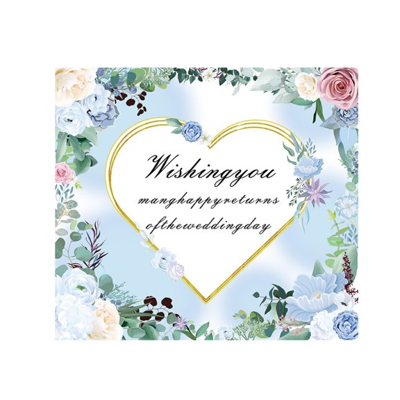 Reusable Large Backdrop Cloth for Nuptial Games and Celebrations Photo Props