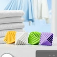 thumbnail image 1 of Reusable Laundry Anti Static Balls, Ball Dispenser for Fabric Softener, Cube Agitator Balls for Washing Machine Fabric Softener, Textured to Prevent Tangles and Enhance Cleaning, 1 of 9