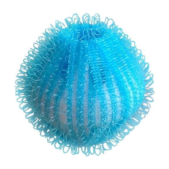 Reusable Laundry Ball Lint Remover for Washing Machine, 6 Pack Hair Catcher Cleaning Ball 1.4 Inch Sky Blue for Removing Pet Fur and Lint from Clothing Bedding