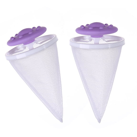 Reusable Laundry Hair Catcher 2 Pieces Floating Meshes Bag Washer Hair For Pet Hair And Lint Removal