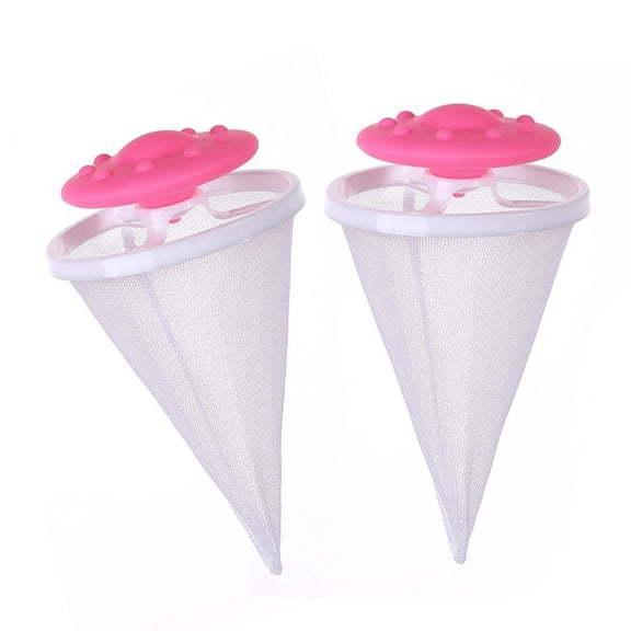 Reusable Laundry Hair Catcher 2 Pieces Floating Meshes Bag Washer Hair For Pet Hair And Lint Removal