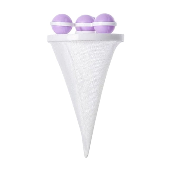 Reusable Laundry Lint Catcher for Pet Hair, Floating Mesh Filter Bag Works with Top and Front Loaders, Durable Polyester Net Collects Lint Quickly