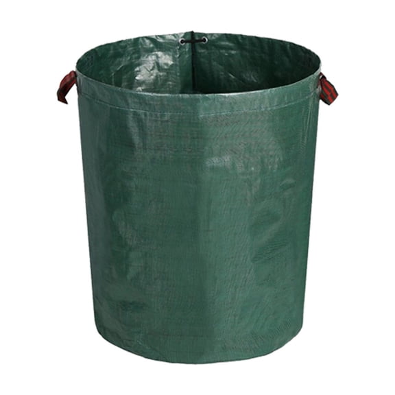 Reusable Leaf Bags with Lid - Oversized Yard Waste Containers | Double-Layer Bottom & 4 Reinforced Handles for Heavy Grass, Branches & Outdoor Debris Collection