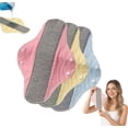 thumbnail image 1 of Reusable Leak-Proof Washable Incontinence Pads, Reusable Graphene Washable Leak-Proof Waterproof Pad for Elderly, Women, Postpartum & Heavy Flow Menstrual Use, Breathable Comfort (6pcs), 1 of 8