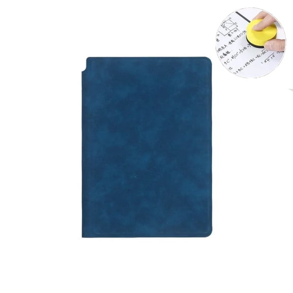Reusable Leather Whiteboard Notebook Portable Erasable Writing Journal for Daily Study Office Draft Notes