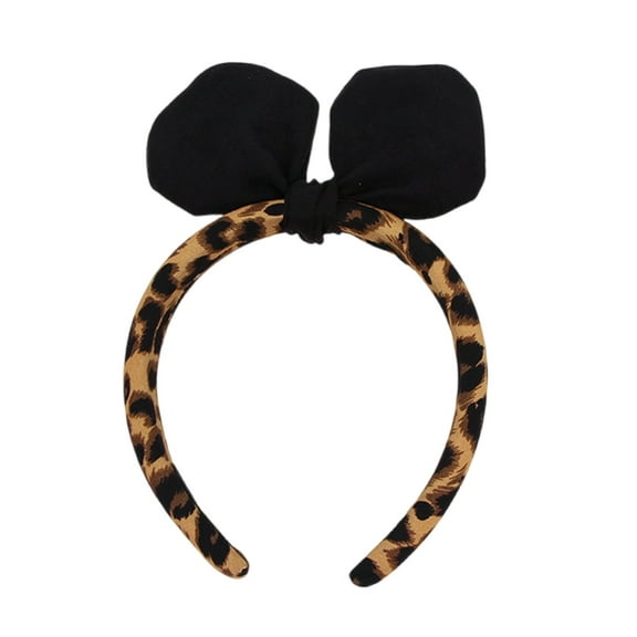 Reusable Leopard Pattern Headbands Comfortable Design For Long Hour Wear