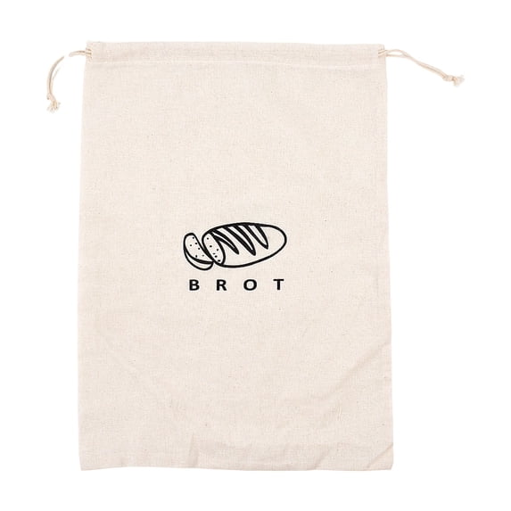 Reusable Linen Bread Bag with TPU Lining and Drawstring Closure, Sourdough Bread Storage Bag 15.75 x 11.81 in for Homemade Bread Artisan Loaves Pastries and Bakery Freshness
