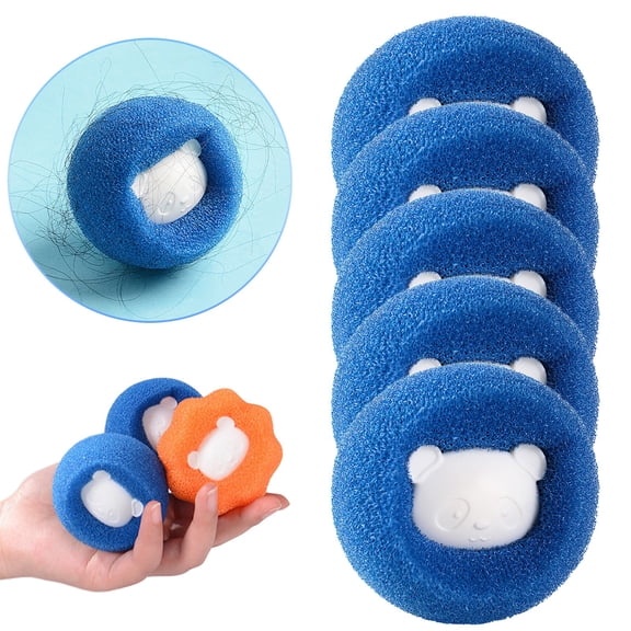 Reusable Lint Remover for Washing Machine, Panda Shape Floating Hair Catcher and Laundry Cleaning Tool