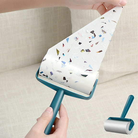 Reusable Lint Roller, Hair Remover for Clothes, Pet Hair, Furniture, Washable, Portable, Strong Adhesive, Multi-Surface Use, Eco-Friendly, Non-Damaging