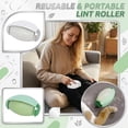 thumbnail image 1 of Reusable Lint Roller Washable Sticky Roller for Pet Hair Remover, Portable Clothes Lint Remover Dust-Cleaner Roller, Travel Size Fur-Remover for Couch Furniture Car Seat Home Cleaning, 1Pcs Green, 1 of 6
