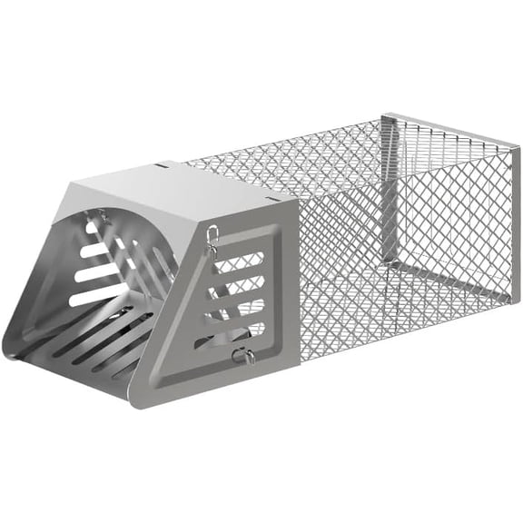 Reusable Live Catch Rodent Trap for Mice, Rats, Squirrels@ - Safe & Effective Indoor/Outdoor, Automatic Mouse Trap, Humane Rat Trap Cage#!