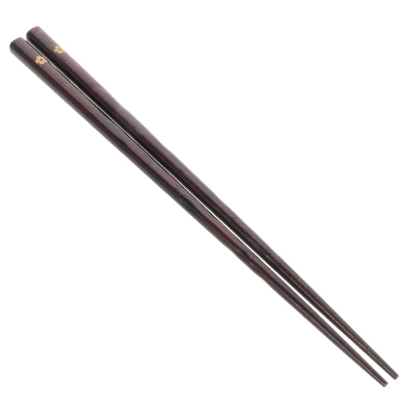 Japanese Cherry Blossom Inspired Wooden Chopsticks with Elegant Golden Flower Design for Kitchen and Dining Use