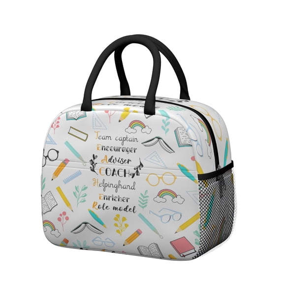 Reusable Lunch Box - Thermal Insulated & Splash-Proof Lunch Bag for Work, Travel, Picnic, Gifts - Sturdy Handles & Metal Zipper, Stylish & Versatile for Students, Professionals