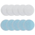 thumbnail image 1 of Reusable Makeup Remover Pads - 10 Pieces Soft Organic Cotton Rounds with Washable Drawstring, 1 of 5
