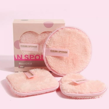 Reusable Makeup Remover Pads, Round Makeup Remover Pads for Heavy Makeup & Masks - Microfiber Makeup Remover Wipes for Mascara, Eye Shadow, Foundation(3 pack)