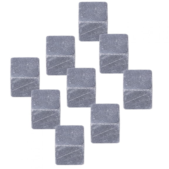 Reusable Marble Whiskey Stones, 9pcs Set With Pouch, Keeps Drinks Cold Without Dilution